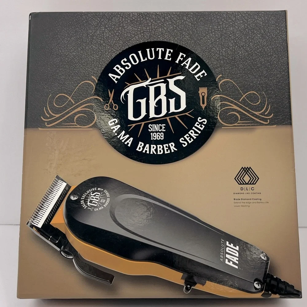 GA. MA BARBER SERIES, ABSOLUTE FADE 9 ATTACHMENTS 3 MM BUZZ CUT,3MM LONGER CUTS